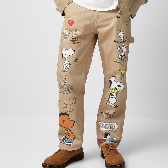 BNWT AW24 MARKET x PEANUTS CANVAS PANTS 28 - Picture 1 of 12